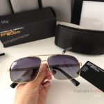High Quality Porsche Design Men Sunglasses Polarized Lens Gold Frame